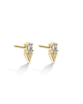 Gamma Earrings - White Diamonds